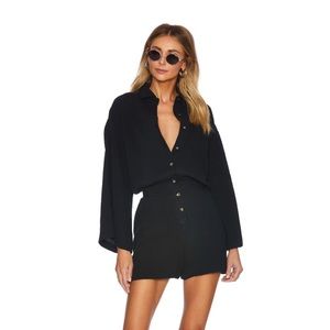 ELLEJAY Devin Romper Black Size Small